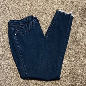 Judy Blue skinny raw hem‎ jeans